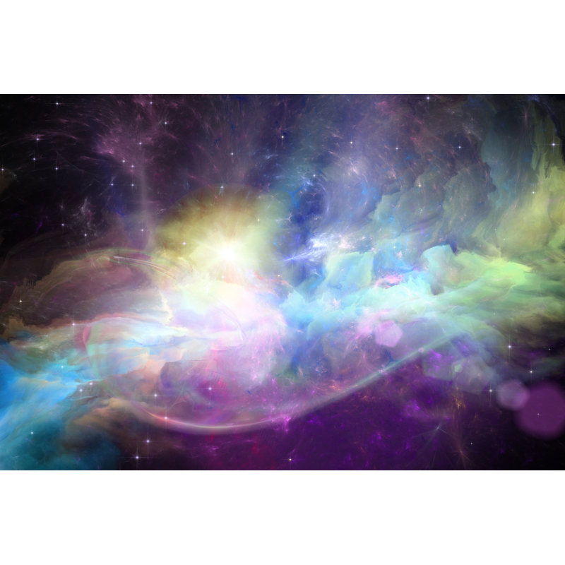 Outer Space Fantasy by Pobytov, 8" H x 12" W