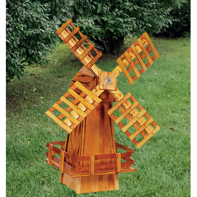Anjolina Wood Abstract Windmill