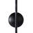 Modern Wall Sconce Candle Holder For Taper Candle - Decorative Iron Wall Accent For Entryway, Hallway, Or Living Room Decor - Set Of 2, 33", Black