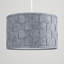 Monza 20 cm H Drum Cotton Pendant Shade ( Clip On )