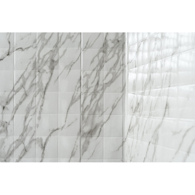 Aloha - MirroFlex - Panneaux muraux de baignoire et douche, Marble