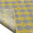 Bubble Argyle Loop Pile Weave Yellow & Grey Wool Area Rug By Tufty Home-81281437
