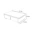 Table basse rétro à conception simple-106811791