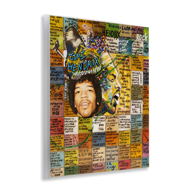 Art mural Jimi Hendrix par Sabin