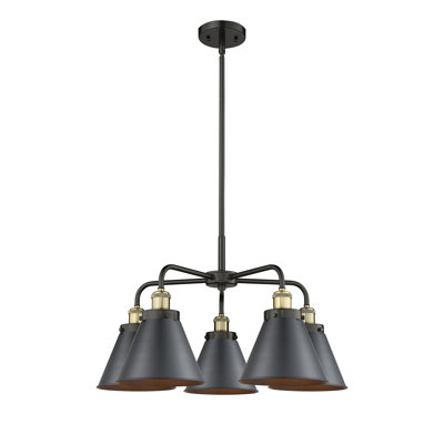 Amalle 5 - Light Glass Dimmable Chandelier