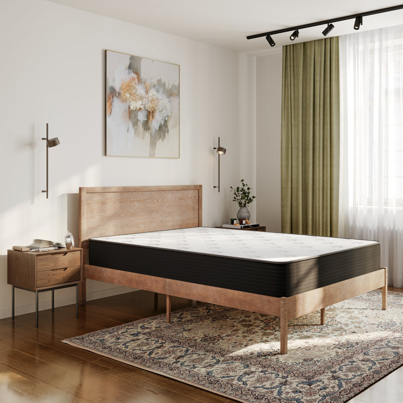 Matelas hybride en mousse et à ressorts ensachés certifiés CertiPUR-US, 10", Lit double