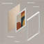 Reproduction d'art encadrée abstraite pour décoration intérieure moderne - 11 po x 14 po-116561367-116561363