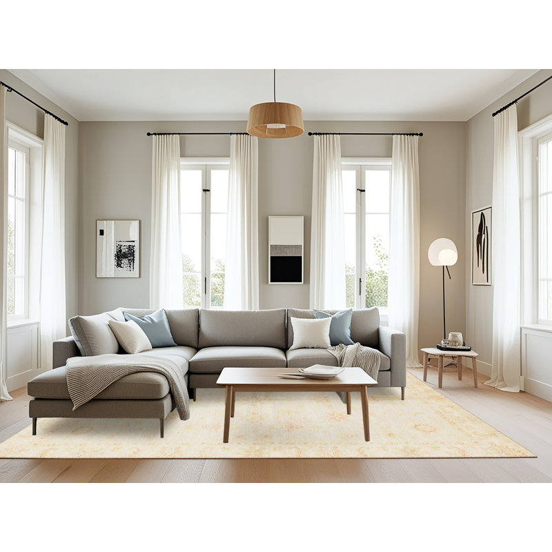 Tapis abstrait moderne 3491, Rectangle 8 pi x 12 pi