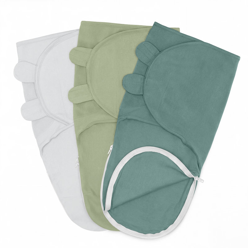 Comfy Cubs Swaddle Blankets for Baby Girl & Boy, Easy Adjustable Sleep Sack with Easy Access Zipper for Diaper Changes, Baby Blankets