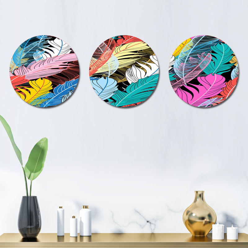 Ensemble de 3 décorations murales