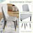 71'' Modern Glass Dining Table Set For 6-8,Ideal For Family Gatherings-1310049918-1310049913