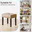 Tabouret de repose-pieds rectangulaire en cuir Nakendra-582534234-570125355