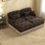 Causeuse léopard avec repose-pieds mobile Modern Sofas, Chenille