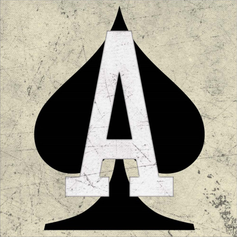 «Ace Of Spades» par Aubree Perrenoud, art mural encadré
