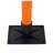 Adjustable Steel Support Pole System with Non-Slip Pads, Orange (2-Pack)