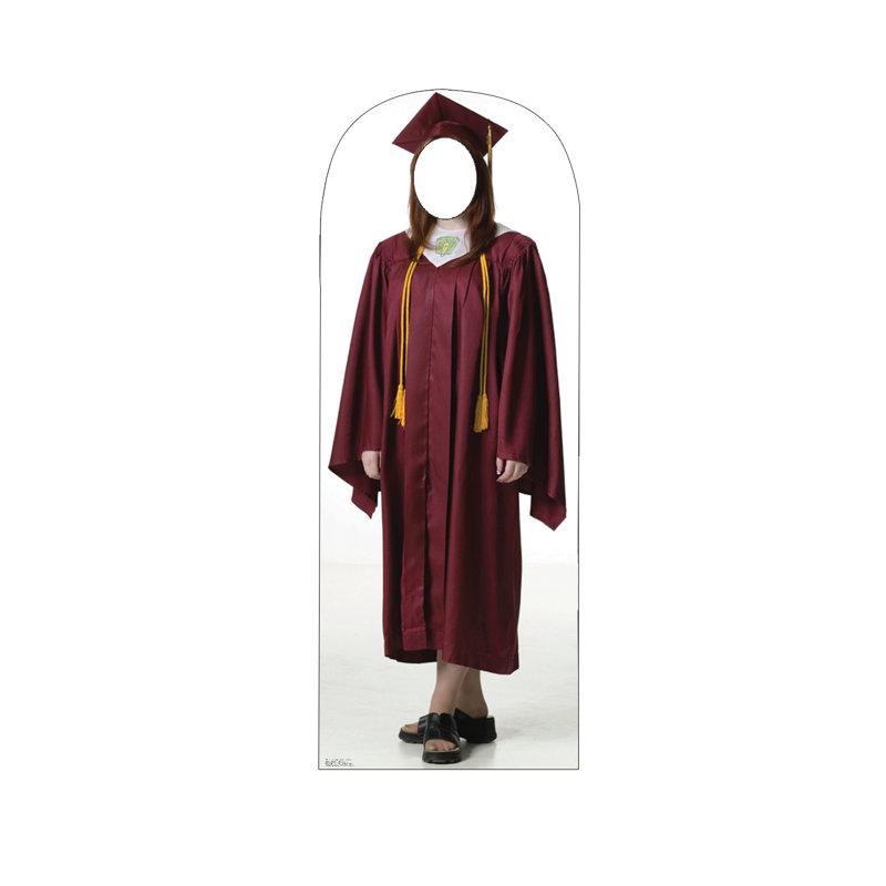 Life-Size Stand-Ins 69'' Cardboard Standup, Red