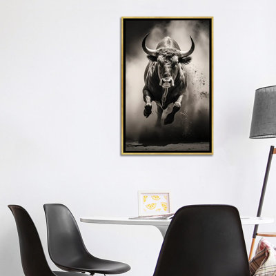 Bull Black - Wall Art Print