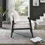 Fauteuil d'appoint rembourré en chenille de style Mid-Century-1032197030