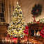 Jabria Lighted Artificial Pine Christmas Tree-847486708