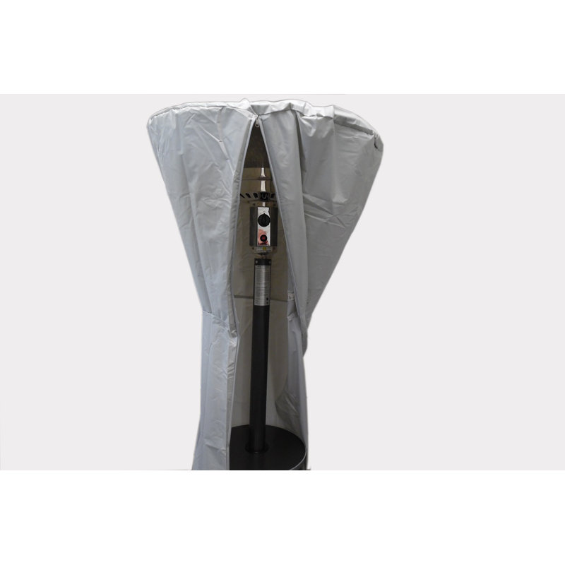 Arlmont & Co. Metcalfe 33'' W x 33'' D Patio Heater Cover, Silver