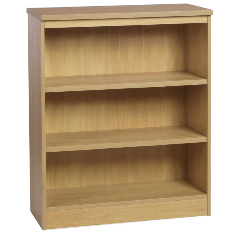 Brenay 103cm H x 85cm W Standard Bookcase, Classic Oak