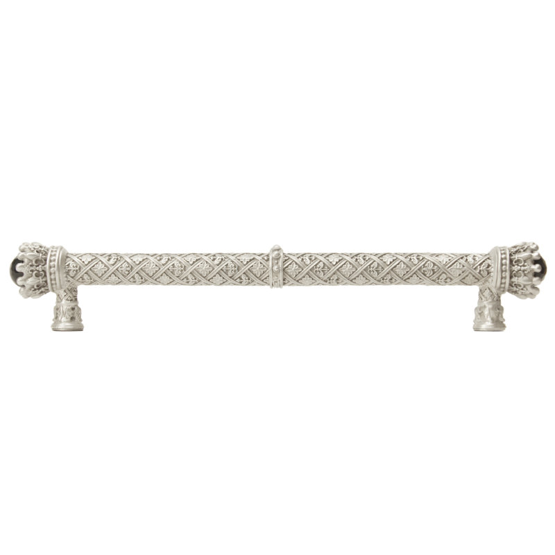 Carpe Diem 6914-3OX Crowning Glory King George Antique Brass King George 9 inches c.c. pull withsemi‐precious stones in Antique Brass