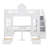 Bunk Bed With Changeable Table, Bunk Bed Turn Into Upper Bed And Down Desk