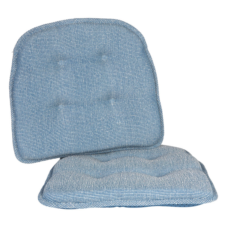 Coussin de siège de chaise de salle à manger d'intérieur, Bleu