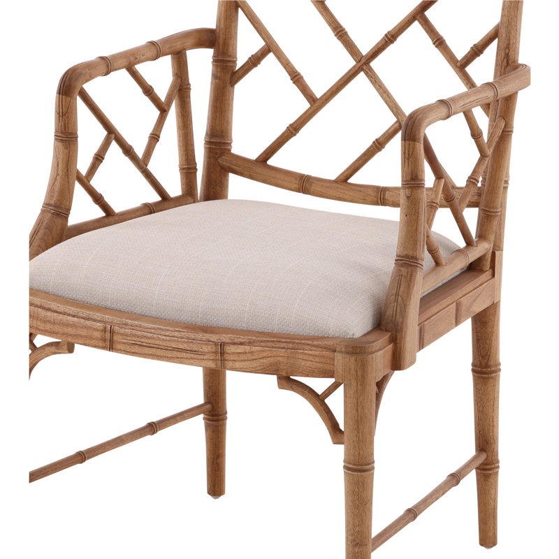 Furniture Classics Sawyer Mahogany Upholstered Arm Chair