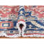 Tapis oriental rouge tomate 5 pi x 6 pi 6 po aux couleurs douces, motif Peshawar Mahal A43C2532D42D44D44CE9D0973850661F6C8