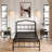 Ashwyn 14“ Metal Platform Bed Frame with Headboard and Footboard, No Box Spring Needed-2079916219