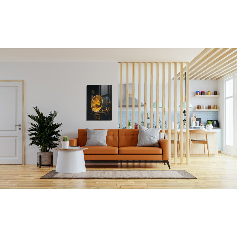 Decorative Tempered Glass Painting, 39.4" H x 27.6" W x 1" D