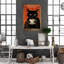 Impression sur toile, "W souhait Kitty Coffee"-996762774