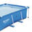 Bestway 8.5ft x 5.5ft x 24in Rectangular Above Ground Pool Frame with Filter Pump