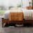 Wood and Upholstered Bed Frame with Tall Headboard-2086281418