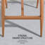 Tabouret 24,8 "avec coussin Davan