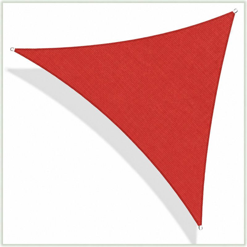 Toile d'ombrage en tissu Colourtree Triangle Sun, Rouge, 18 pi x 18 pi x 18 pi