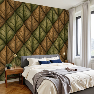 Papier peint auto-adhésif à motif floral en forme de losange à motif de losanges complexes H 100 po x l 144 po amovible auto-adhésif pour chambre à coucher, bureau à domicile