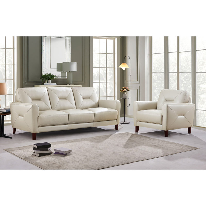 2 - Piece Leather Living Room Set