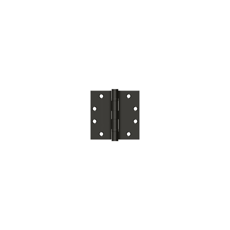 102'' x 102'' Steel Butt Bearing Hinge, Oil-Rubber Bronze