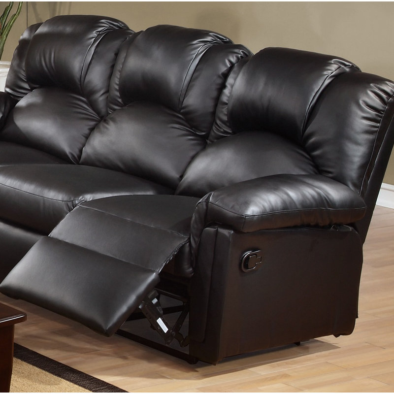 Fauteuil inclinable contemporain, canapé à bascule en cuir reconstitué