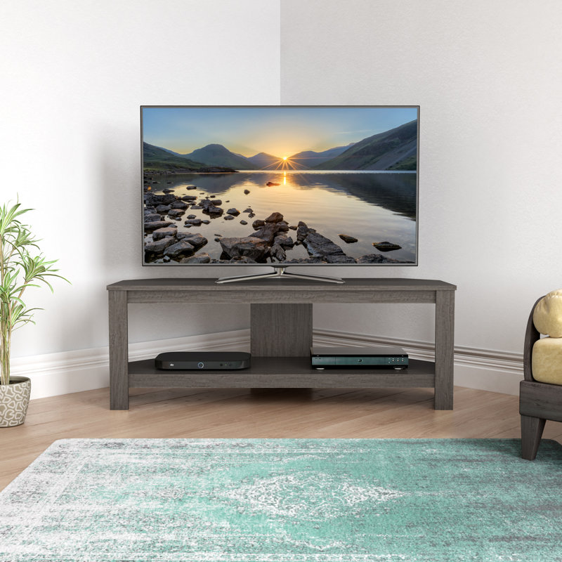Alica Unfinished TV Stand for TVs up to 55", Grey