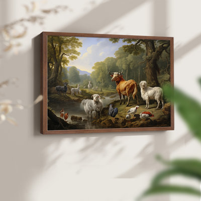 Faune, série XXVI, reproduction encadrée