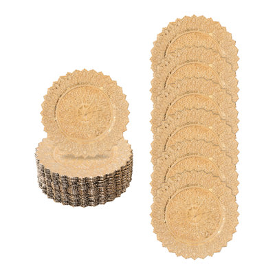 13'' Plastic Charger  (Set Of 50)