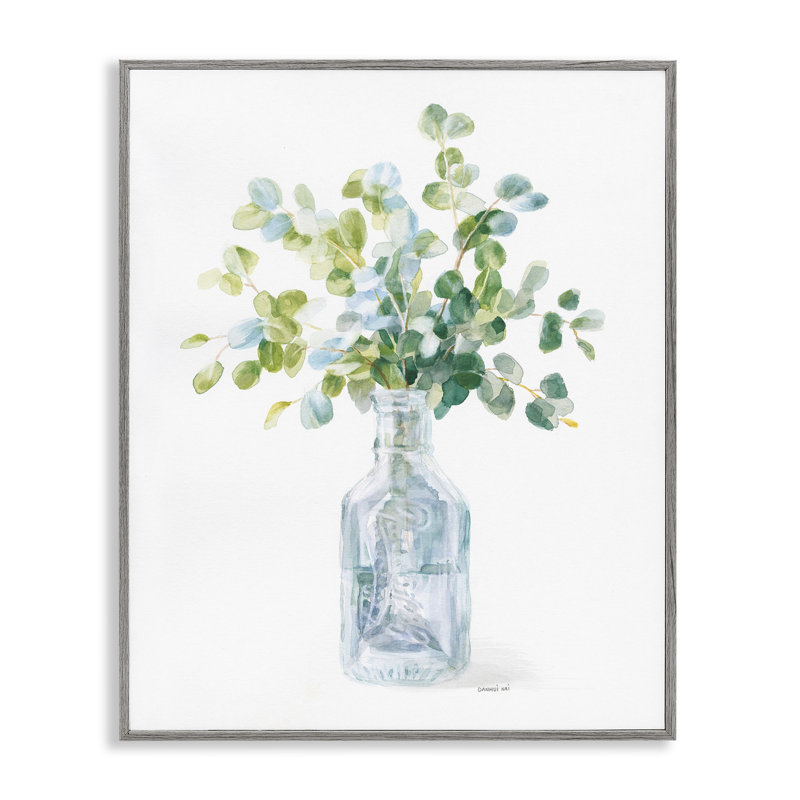 «Flower Jar Still Life Painting», impression sur toile, Estampe numérique Farmhouse, H 30 po x l 24 po