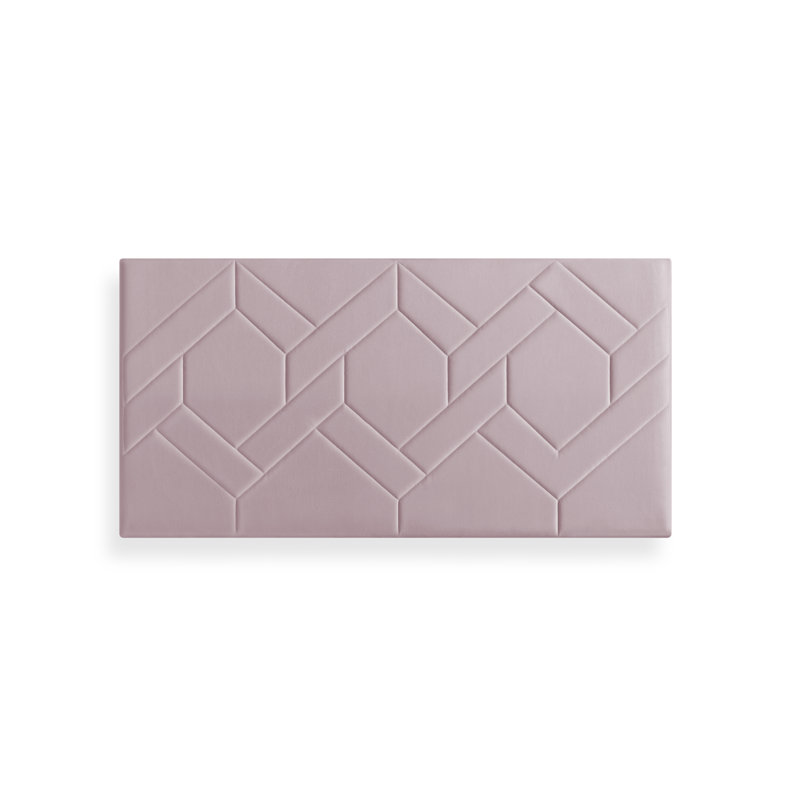 Upholstered Headboard, Pink, Single (3')