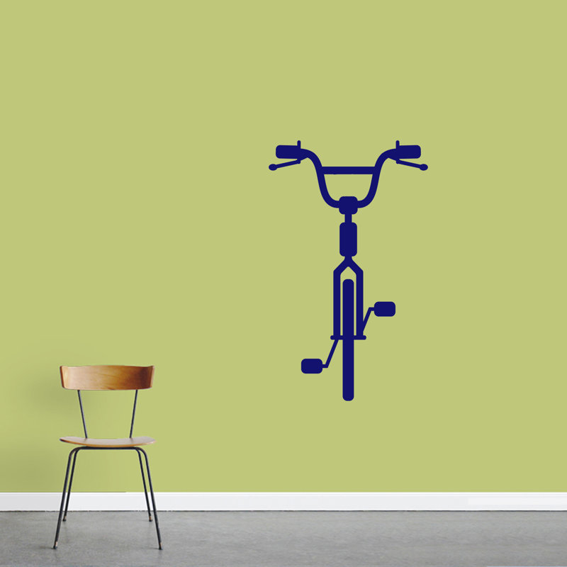 Décalcomanie murale vélo Haskin, Bleu marine