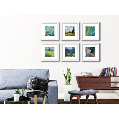 Set Of 6 White 8x8 Frames
