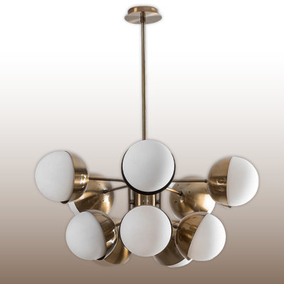 Lustre spoutnik en métal