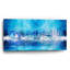 «Blue Abstract NYC Skyline» par Epic Portfolio, art mural en verre acrylique-448931731